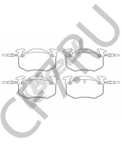 60 00 008 125 ALPINE Комплект тормозных колодок, дисковый тормоз в городе Екатеринбург